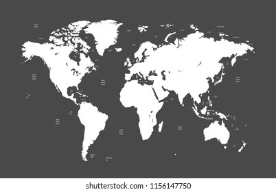 world map vector