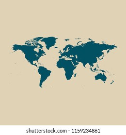 World map vector