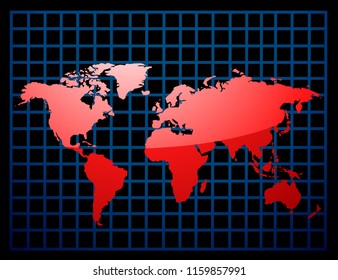 World map vector 
