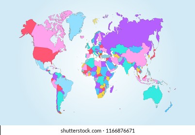 world map vector