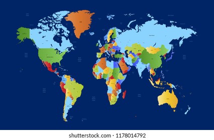 world map vector