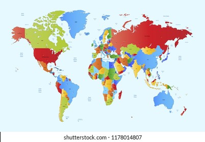 world map vector