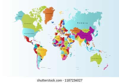 world map vector