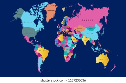 world map vector