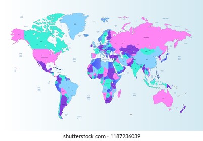 world map vector