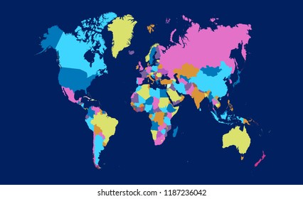 world map vector