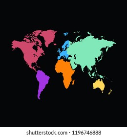 world map vector