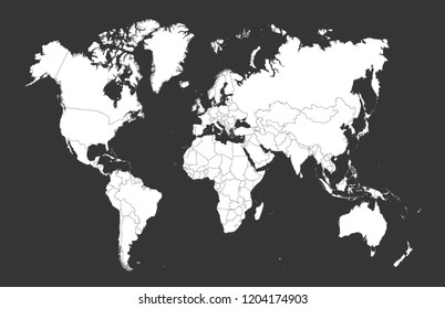 world map vector