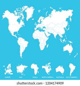 world map vector