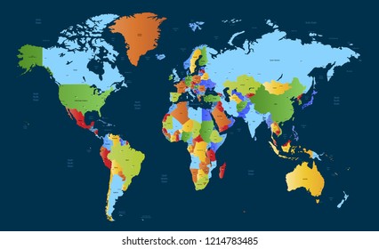 world map vector