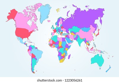 world map vector