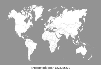 world map vector