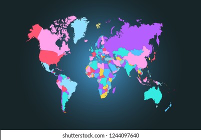 world map vector
