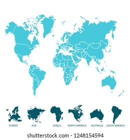 world map vector