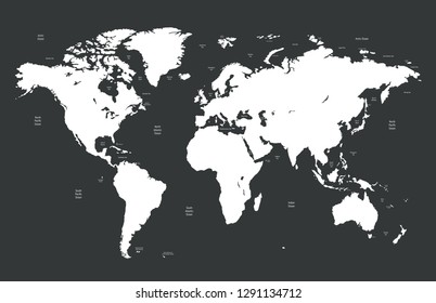 world map vector