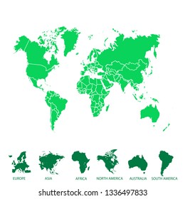 world map vector