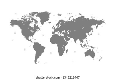 world map vector