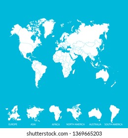 world map vector