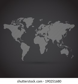 World map vector