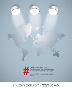 World map. Vector 