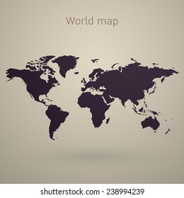 world map vector