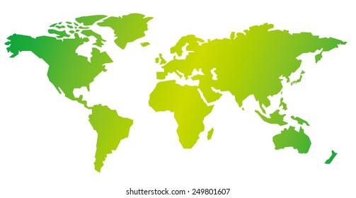 World Map Vector Stock Vector Royalty Free 249801607 Shutterstock 8381