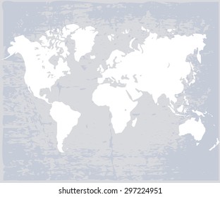 World map in vector