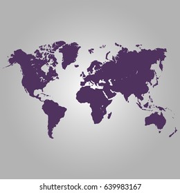 world map vector.