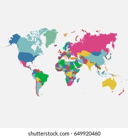 World map vector