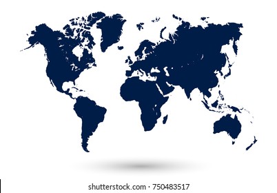 world map vector