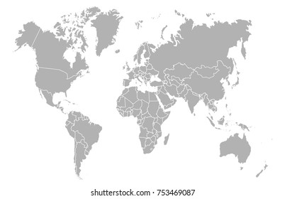 world map vector