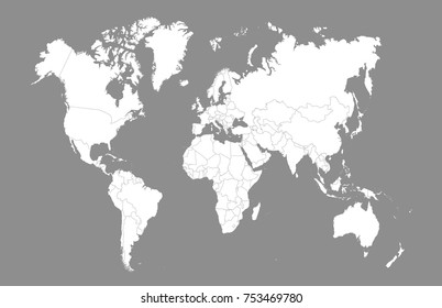 world map vector