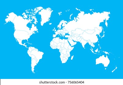 world map vector