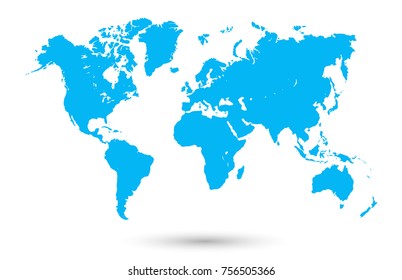 world map vector