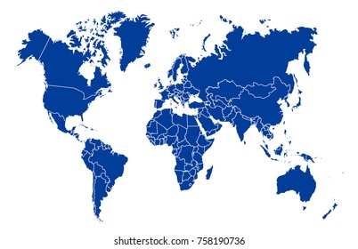 world map vector