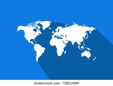 World map vector
