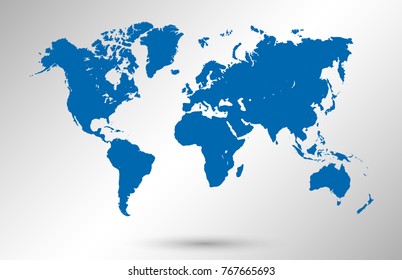 world map vector