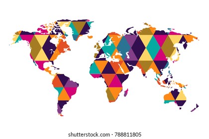 World map vector