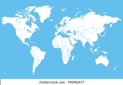 world map vector