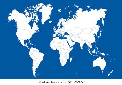 world map vector