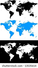 World Map in Vector Design svg