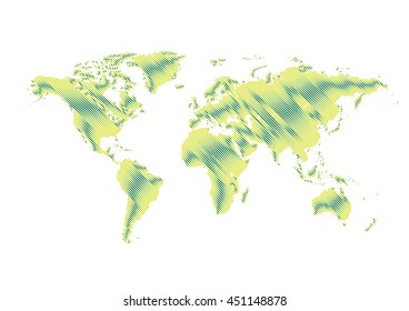 World Map vector design