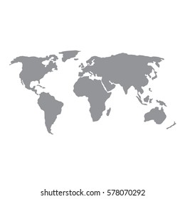 World map vector design