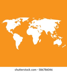 world map vector design