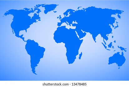 world map vector design with high detail