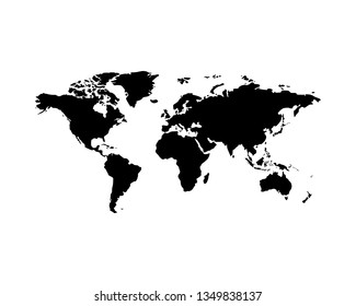 World Map Vector Design Template