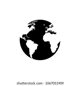 World map vector. Earth Icon Vector. Globe icon vector. Browser sign