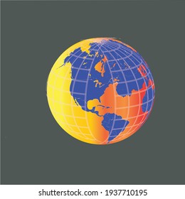  world map vector file on art board