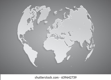 world map vector globe