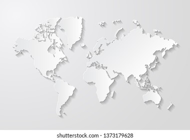 World map Vector. Globe earth world map